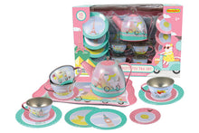 Load image into Gallery viewer, ANIMAL TOURISTS TIN TEA SET 15PCS