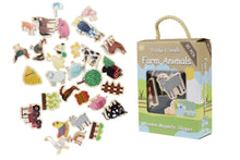 Load image into Gallery viewer, FRIDGE FRIENDS MAGNETIC FARMYARD AND ANIMALS 30PCS