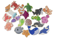 Load image into Gallery viewer, FRIDGE FRIENDS MAGNETIC SEA CREATURES OCEAN WONDERS 20PCS