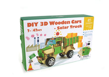 Load image into Gallery viewer, DIY 3D WOODEN SOLAR TRUCK SCIENCE & CRAFT KIT