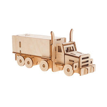Load image into Gallery viewer, Wooden Delivery Truck 3D Puzzle