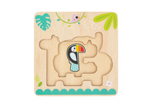 Load image into Gallery viewer, 3 LAYERED JUNGLE ANIMAL PUZZLE