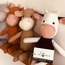 Load image into Gallery viewer, Harper- Linen Studio Grey Cow