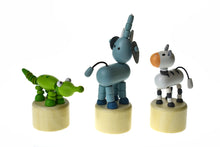 Load image into Gallery viewer, Calm & Breezy Wooden Dancing Jungle Animals