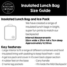 Load image into Gallery viewer, LOVELY BOWS INSULATED LUNCH BAG