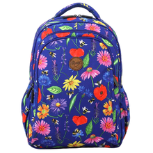 Load image into Gallery viewer, BEES &amp; WILDFLOWERS MIDSIZE KIDS BACKPACK