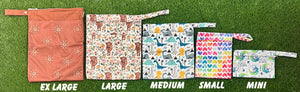 Wet bags- Ex Large Assorted Designs