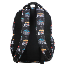 Load image into Gallery viewer, MONSTER TRUCKS MIDSIZE KIDS BACKPACK