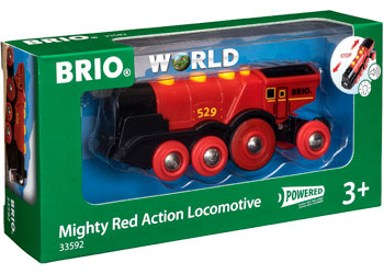 BRIO BO - Mighty Red Action Locomotive