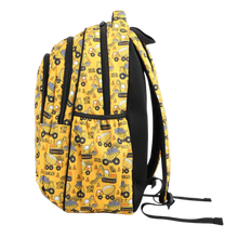 Load image into Gallery viewer, CONSTRUCTION LARGE SCHOOL BACKPACK