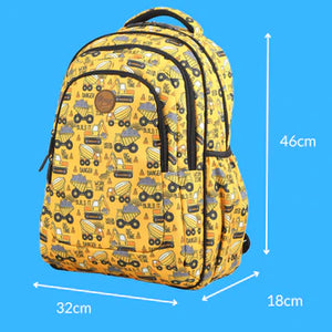 CONSTRUCTION LARGE SCHOOL BACKPACK