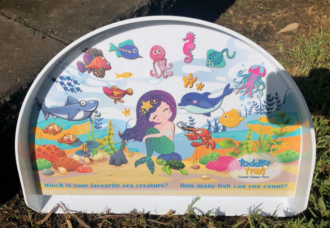 Non Slip Interactive Toddler Tray- 5 Designs Available