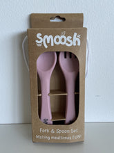 Load image into Gallery viewer, Smoosh Fork and Spoon set- Assorted colours