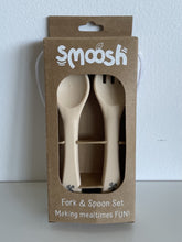 Load image into Gallery viewer, Smoosh Fork and Spoon set- Assorted colours