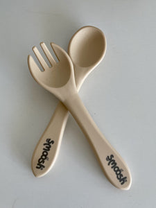 Smoosh Fork and Spoon set- Assorted colours