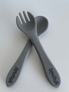 Smoosh Fork and Spoon set- Assorted colours