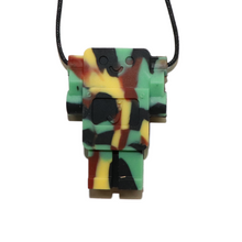Load image into Gallery viewer, Robot Silicone Pendant-6 Colours Available