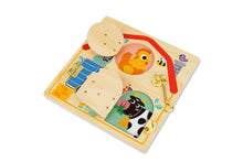 Load image into Gallery viewer, LATCHES ACTIVITY WOODEN PUZZLE BOARD