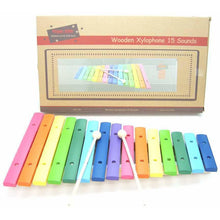 Load image into Gallery viewer, Colourful Wooden Xylophone