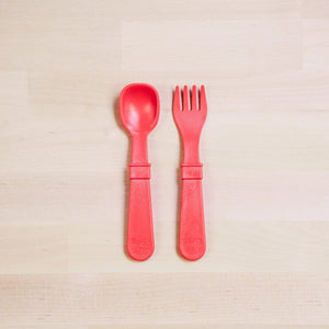 Re- Play Fork and Spoon Set- Multi colour options
